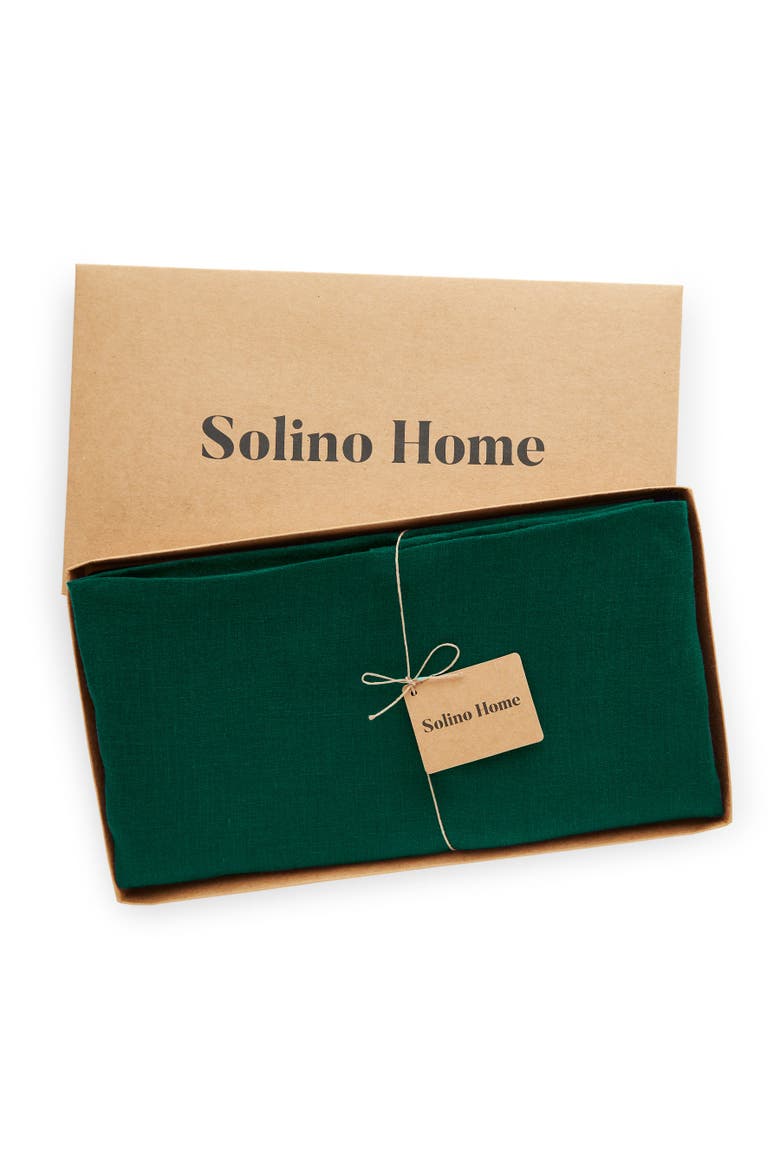 Linen Round Tablecloth - Sonoma, Alternate, color, Green