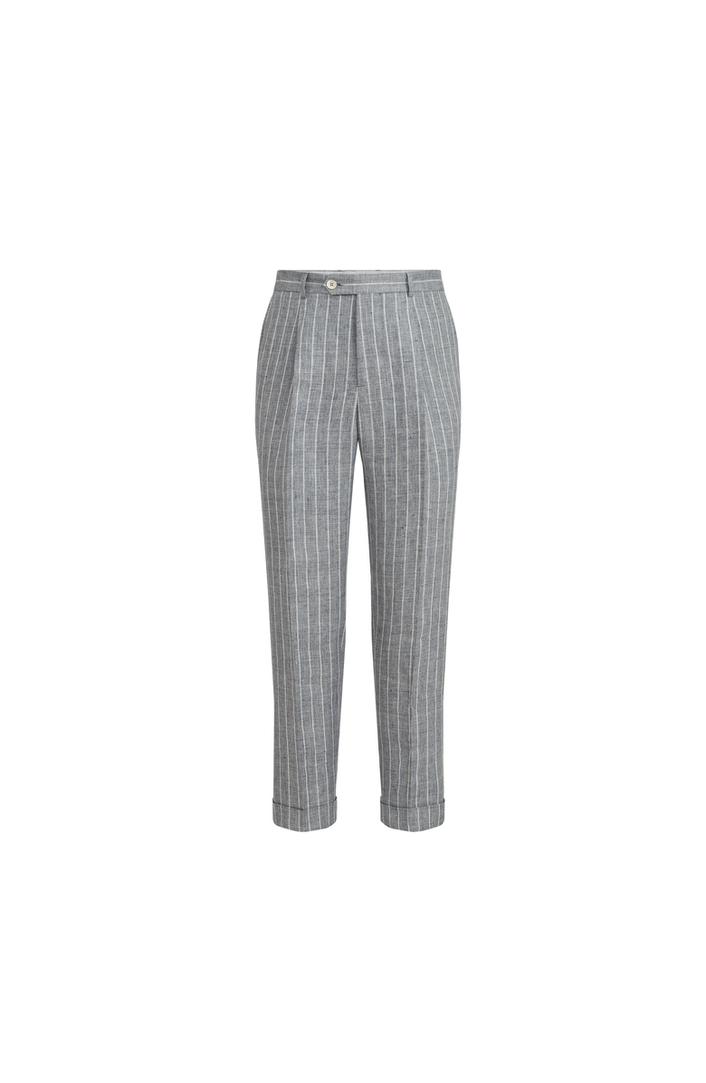 Brunello Cucinelli Twill trousers, Main, color, Medium Grey