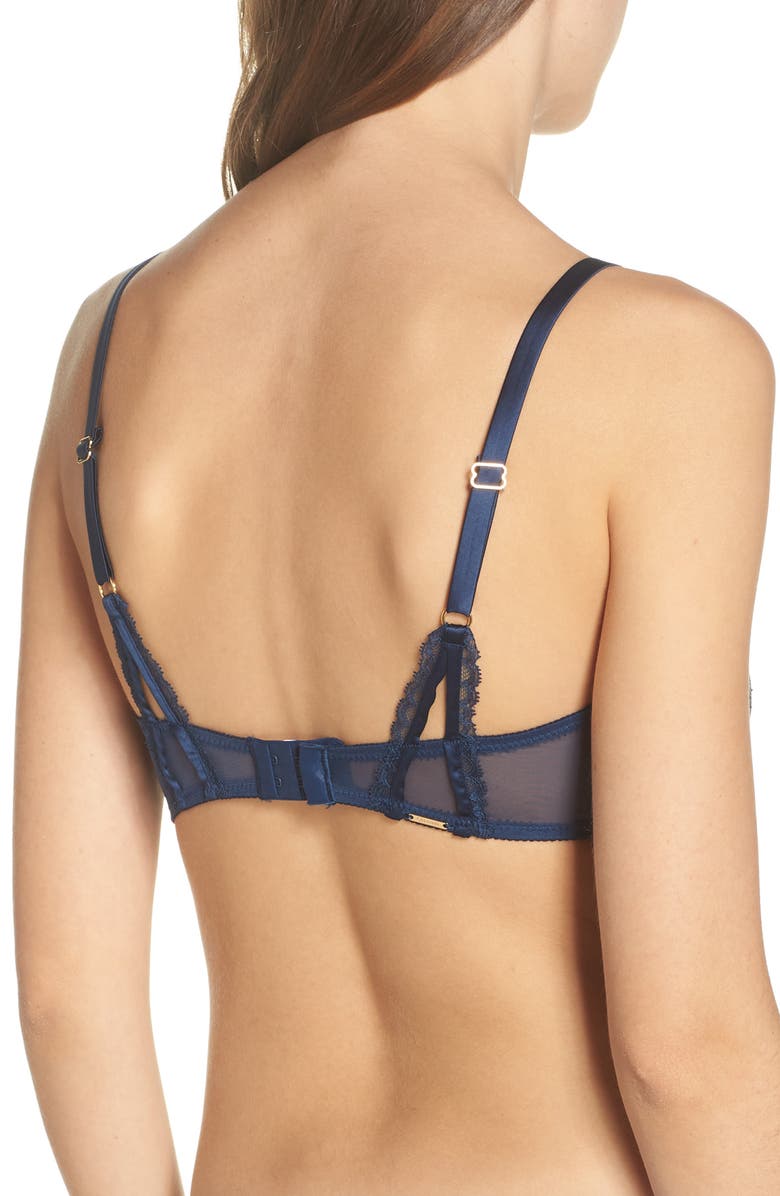 Chantelle Lingerie Segur Lace Underwire Demi Bra, Alternate, color, 