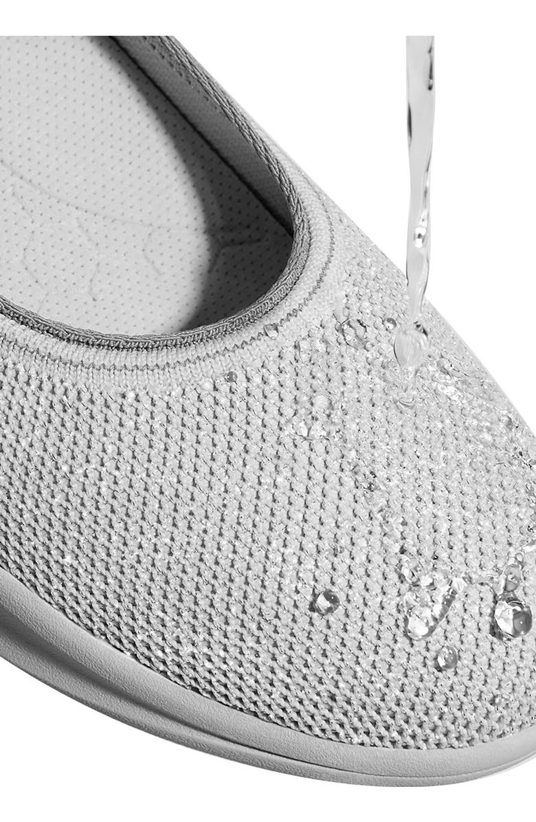 VIVAIA Water-Repellent Round-Toe All-Day Sneaker Flats, Alternate, color, Metallic Diamond