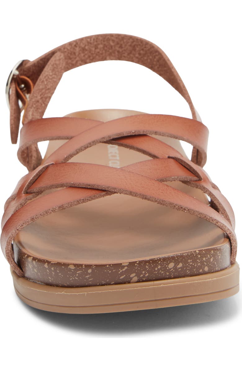 Project Cloud Faux Leather Sandal, Alternate, color, Dune