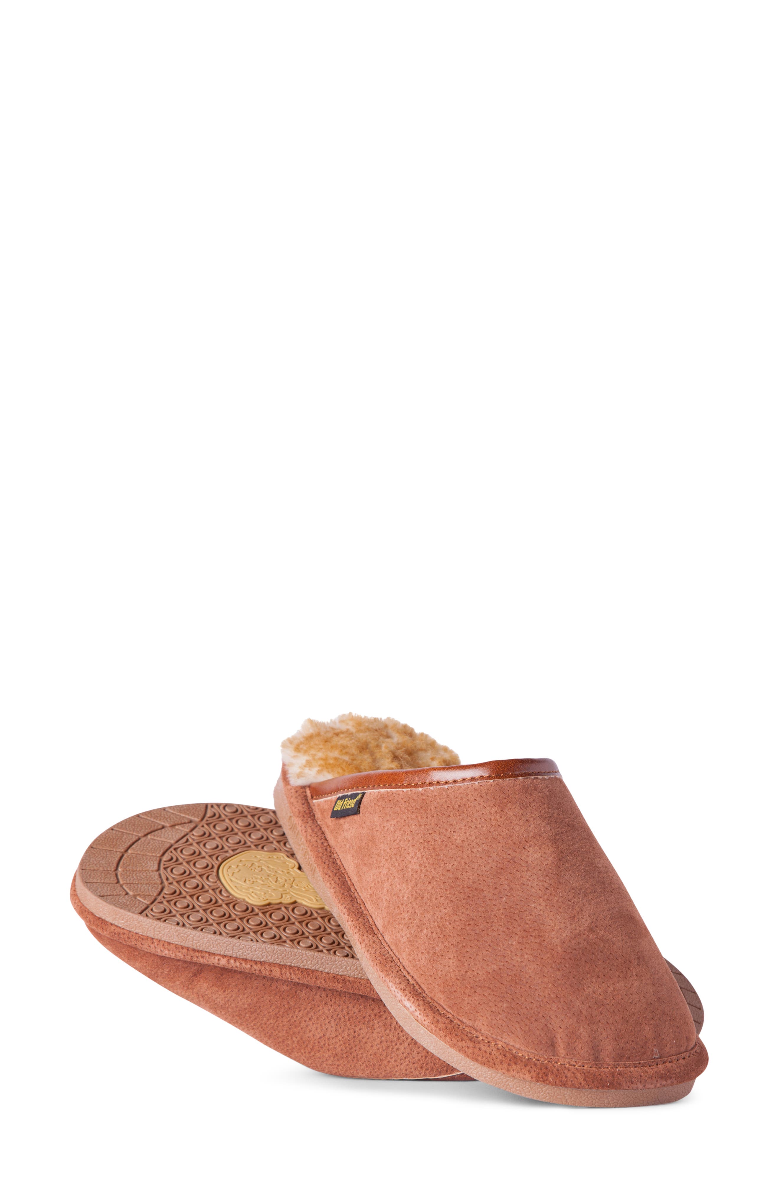 Old Friend Genuine Shearling Scuff Slipper, Alternate, color, 