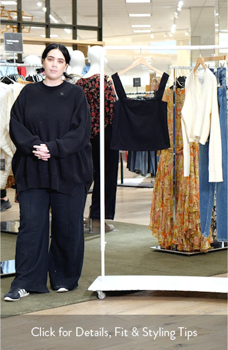 Yelena Cotton Square Neck Crop Tank Top, sales video thumbnail