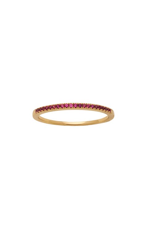 Birthstone Stacking Ring