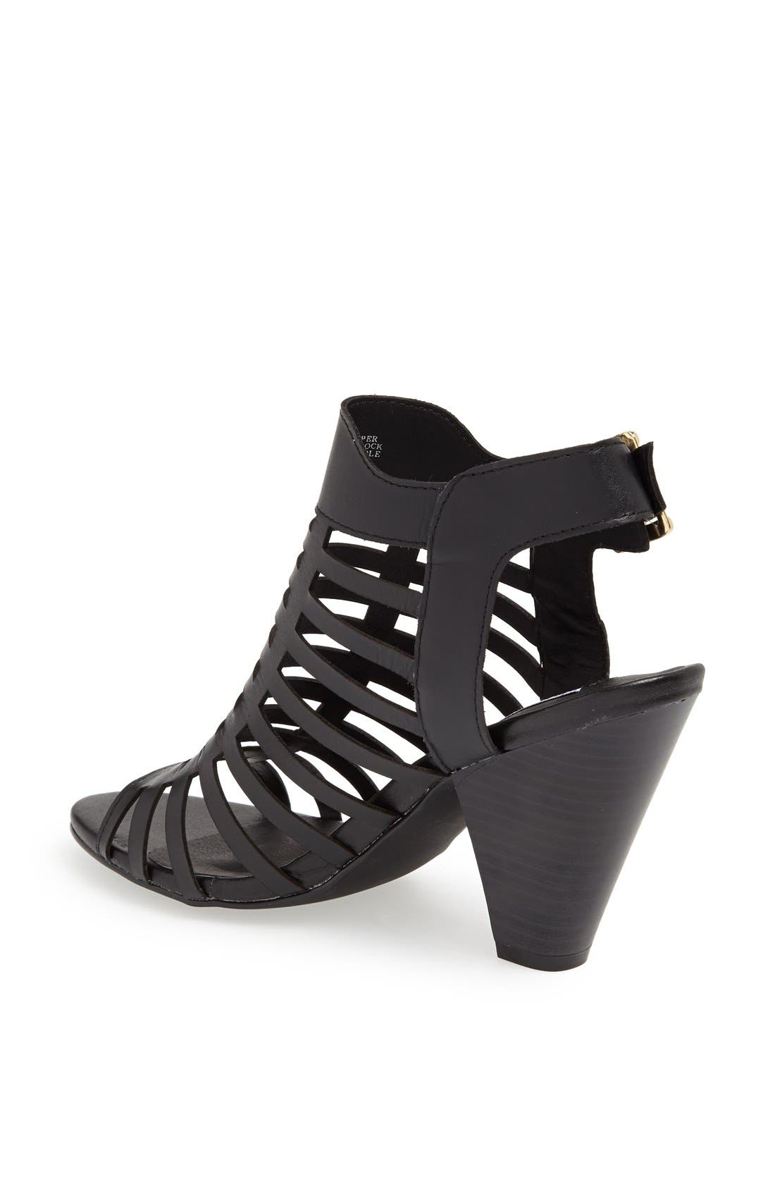 'Kendal' Slingback Sandal, Alternate, color, BLACK
