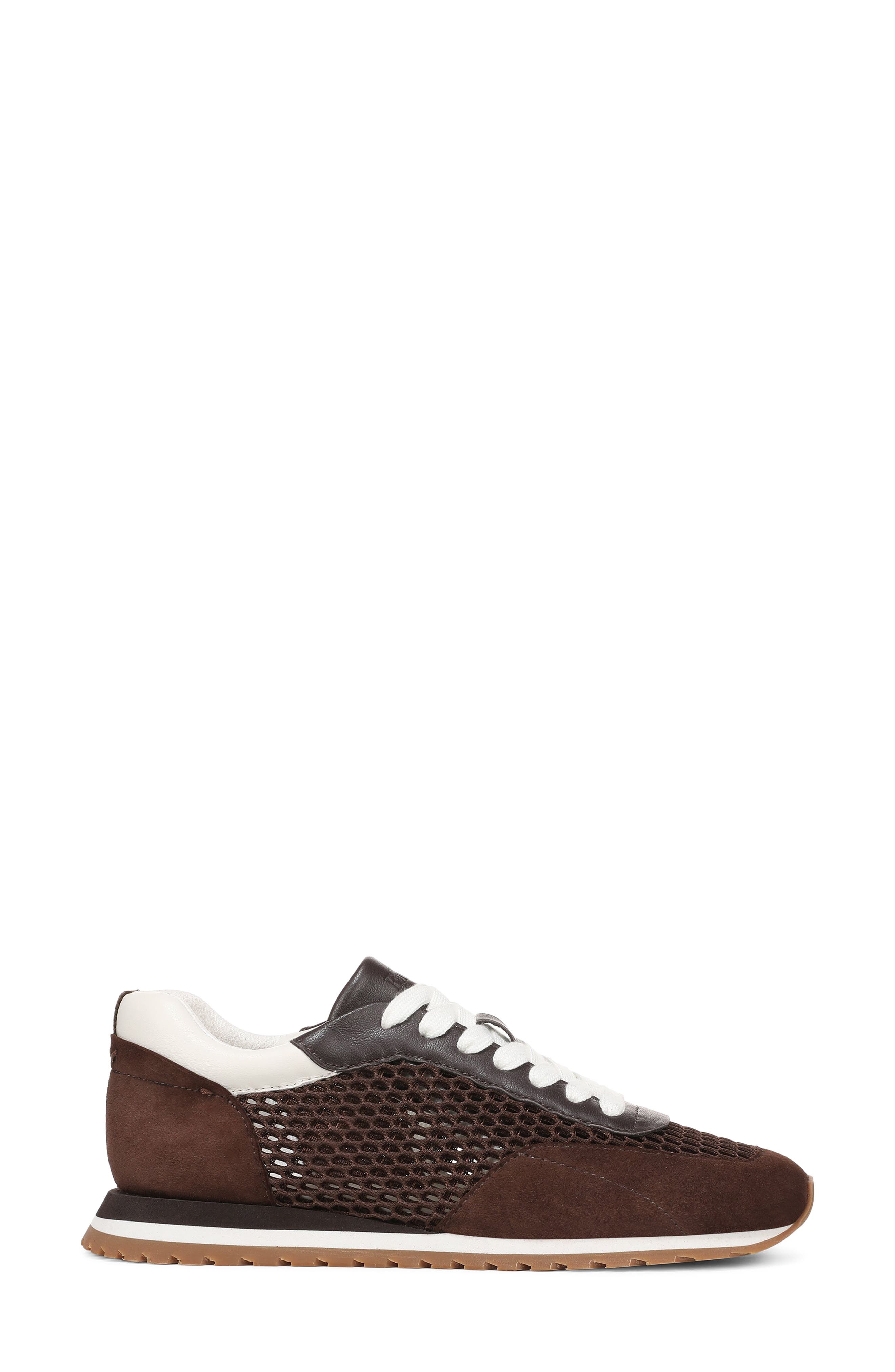 Sophia Mesh Sneaker, Alternate, color, COFFEE