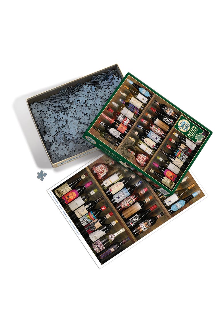 Wine Alphabet 1000 Piece Puzzle, Alternate, color, Multicolored