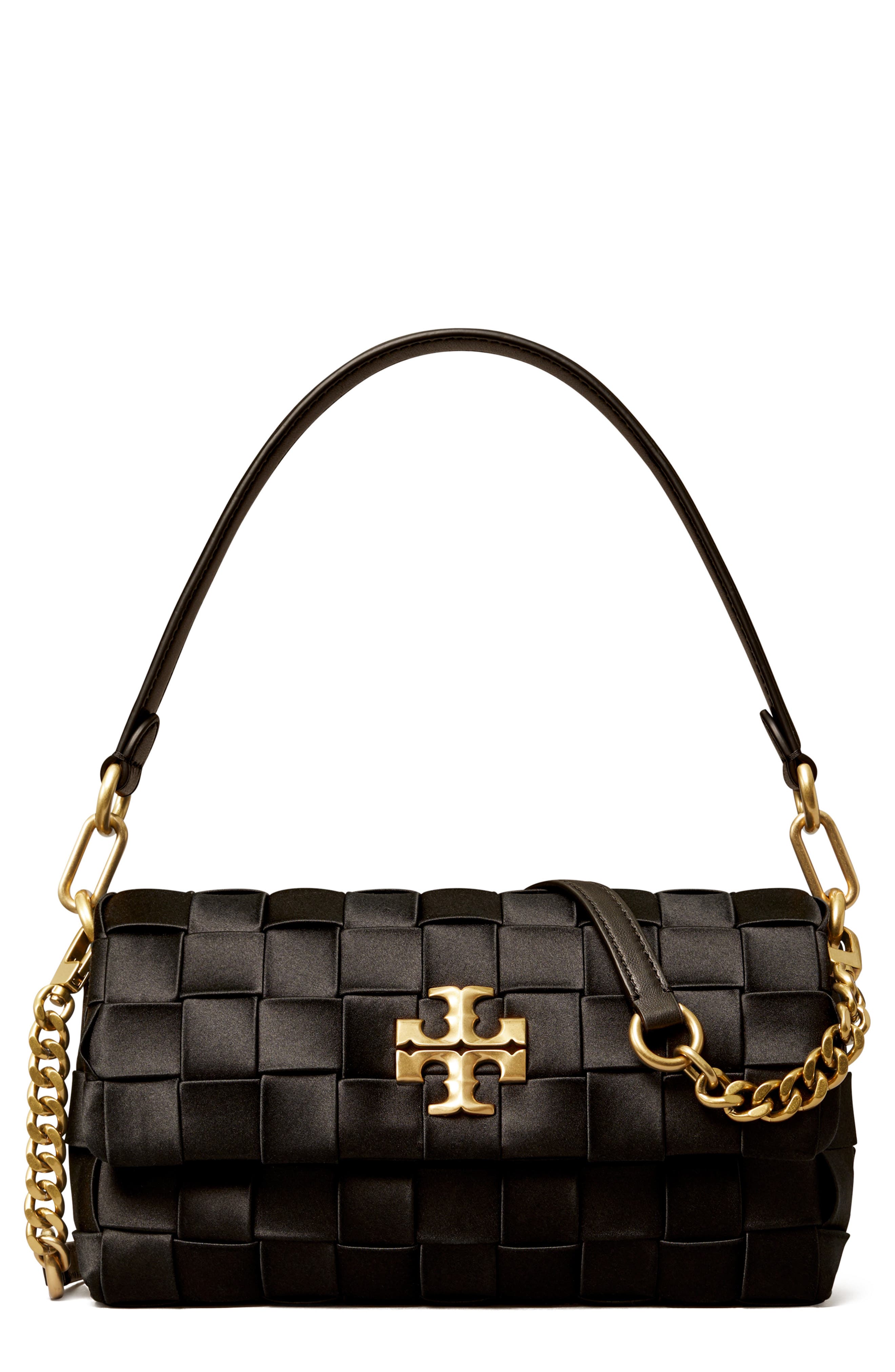 Tory Burch Kira Woven Shoulder Bag, Main, color, 