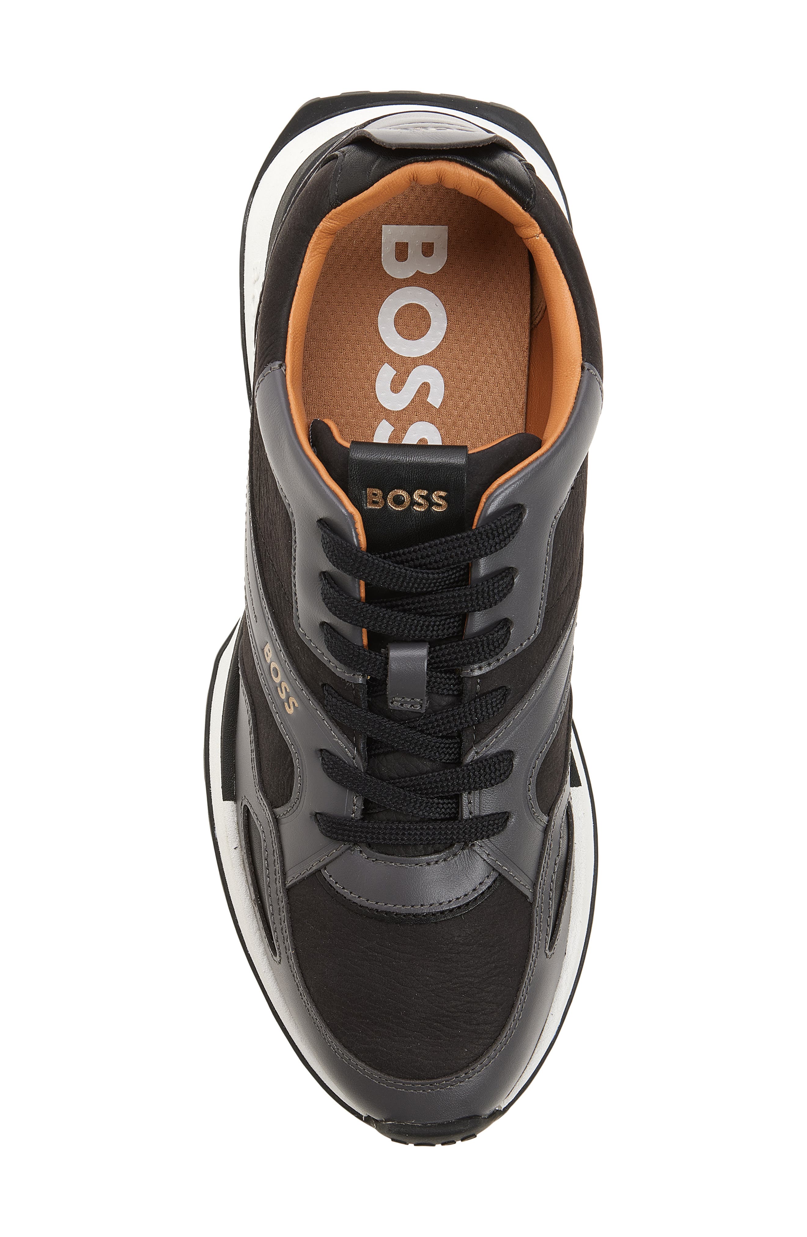 BOSS Jonah Runn Sneaker, Alternate, color, Charcoal