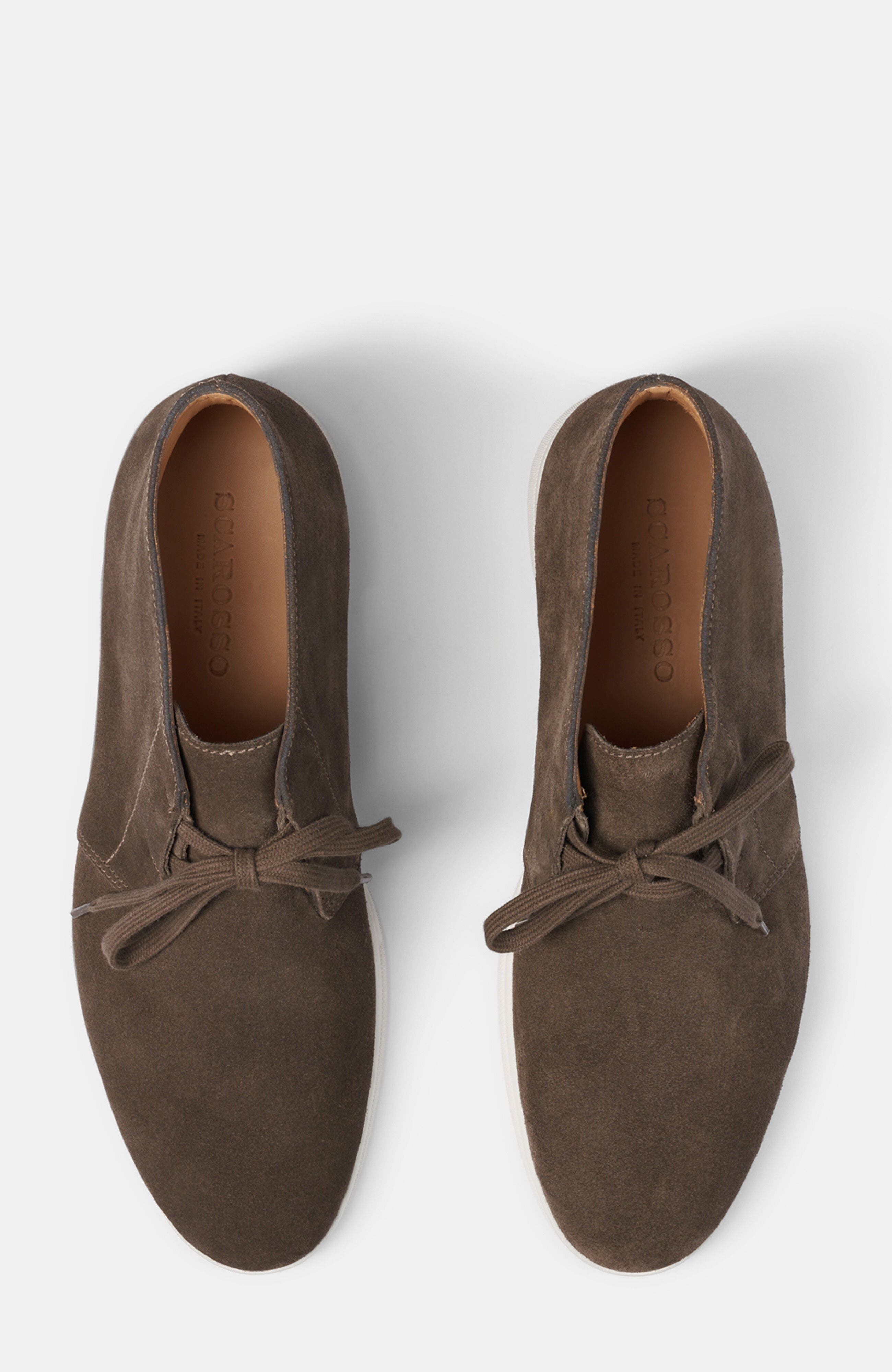 SCAROSSO Davide Sneakers, Alternate, color, Deep Taupe - Suede