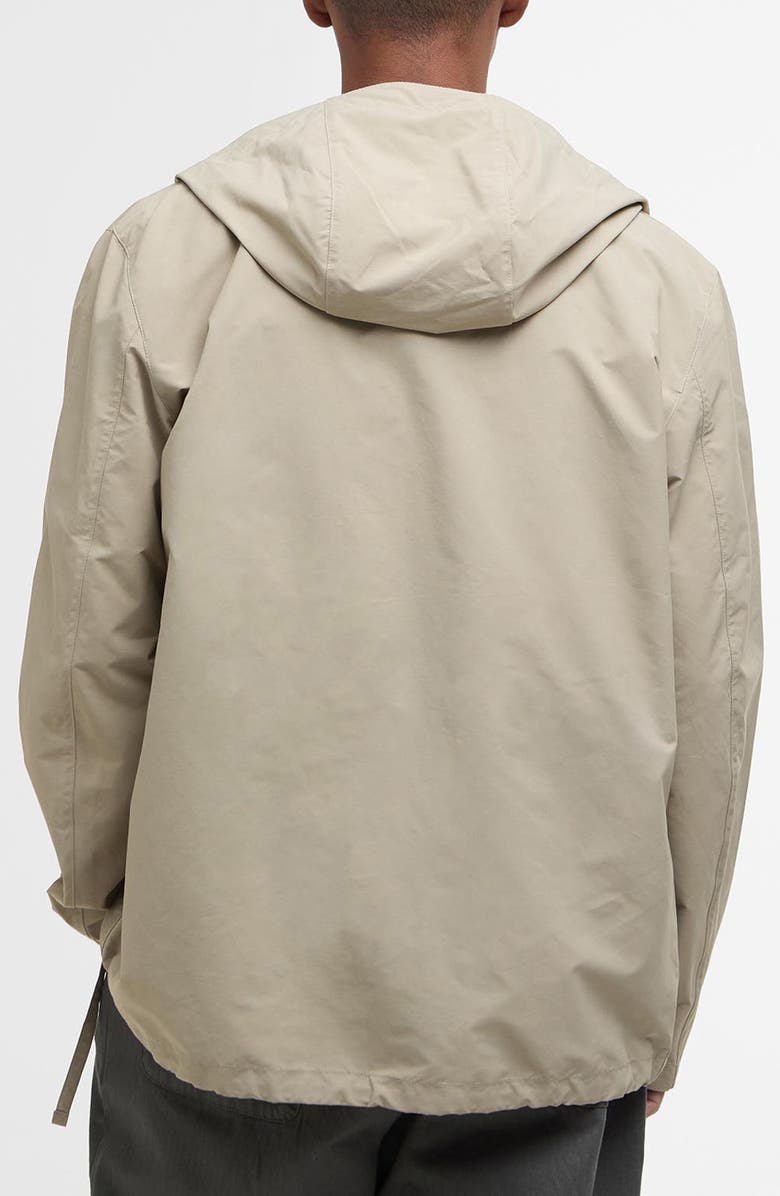 Barbour Quay Water Resistant Hooded Jacket, Alternate, color, Washed Stone/Bleached Pine