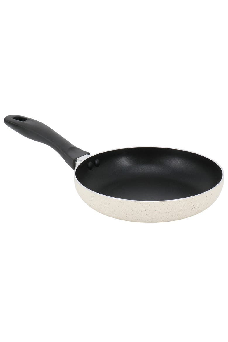 Clairborne 9.5 Inch Round Nonstick Aluminum Frying Pan, Main, color, White