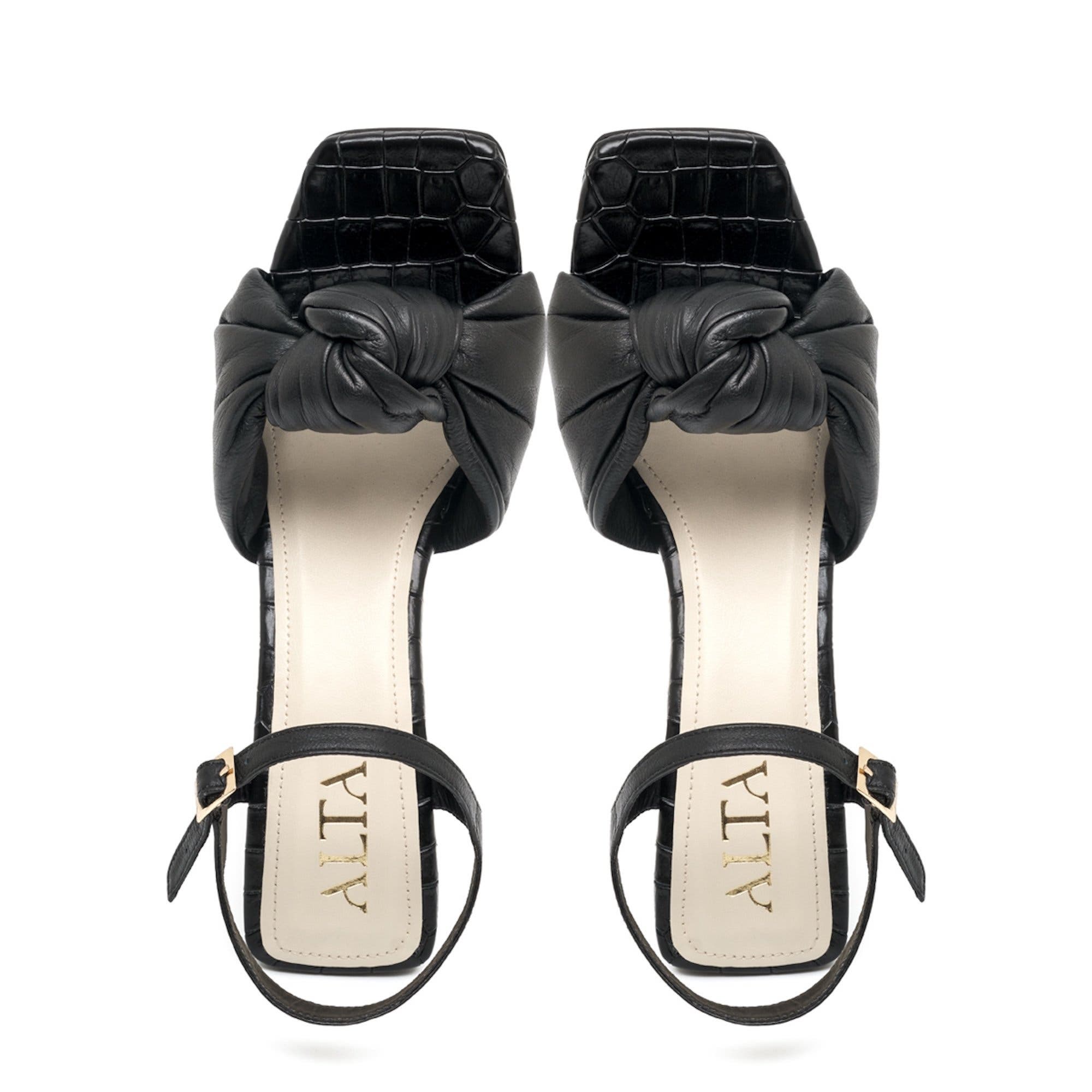 Alessia Sandals, Alternate, color, Black