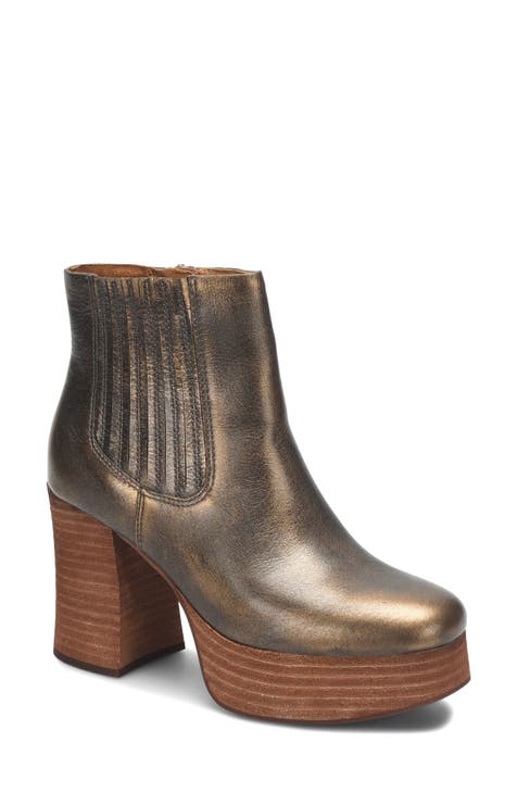 Women s Metallic Ankle Boots Booties Nordstrom