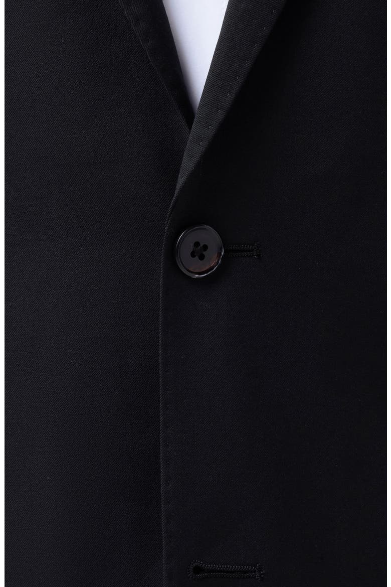 Lavelle Summerweight Black Wool Blazer, Alternate, color, BLACK