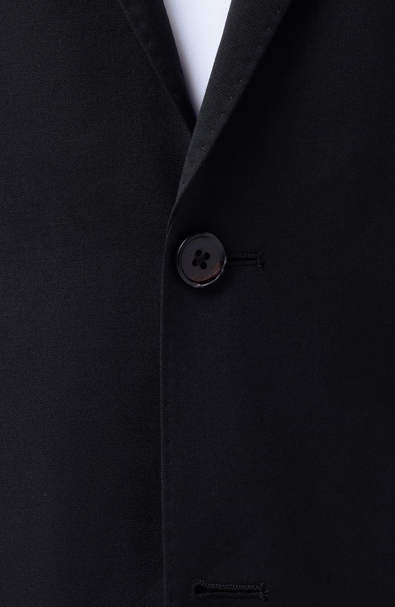 Mizzen+Main Lavelle Summerweight Black Wool Blazer, Alternate, color,