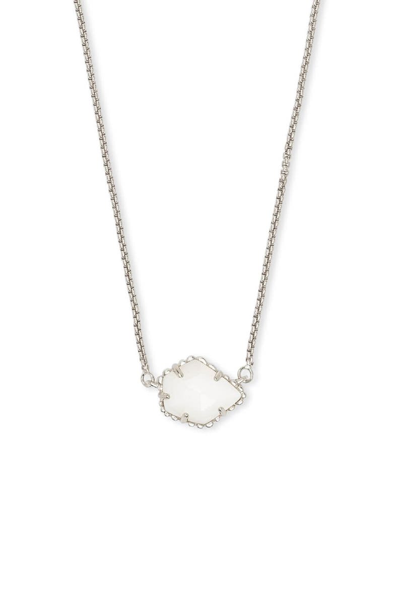 Tess Pendant Necklace, Alternate, color, RHOD WHITE MOP