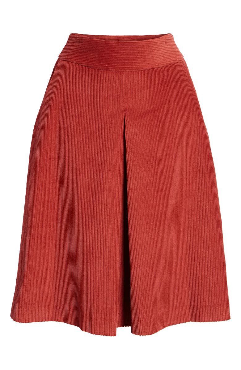 1901 Corduroy Knee Length Skirt, Alternate, color, 