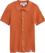 Original Penguin Kids' Short Sleeve Cotton Cardigan