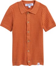 Original Penguin Kids' Short Sleeve Cotton Cardigan