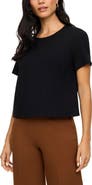 SPANX® Ponte Cropped Crewneck Tee