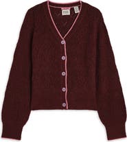 Scotch & Soda Kids' Cotton Pointelle Cardigan
