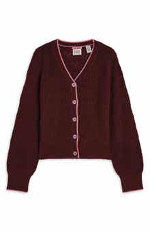 Kids' Cotton Pointelle Cardigan