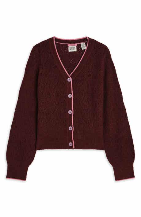 Kids' Cotton Pointelle Cardigan