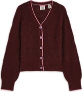 Scotch & Soda Kids' Cotton Pointelle Cardigan