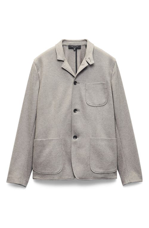Rag & Bone Prospect Wool Blend Cardigan In Gray