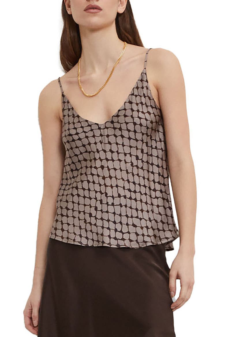 Viscose Top, Main, color, Brown