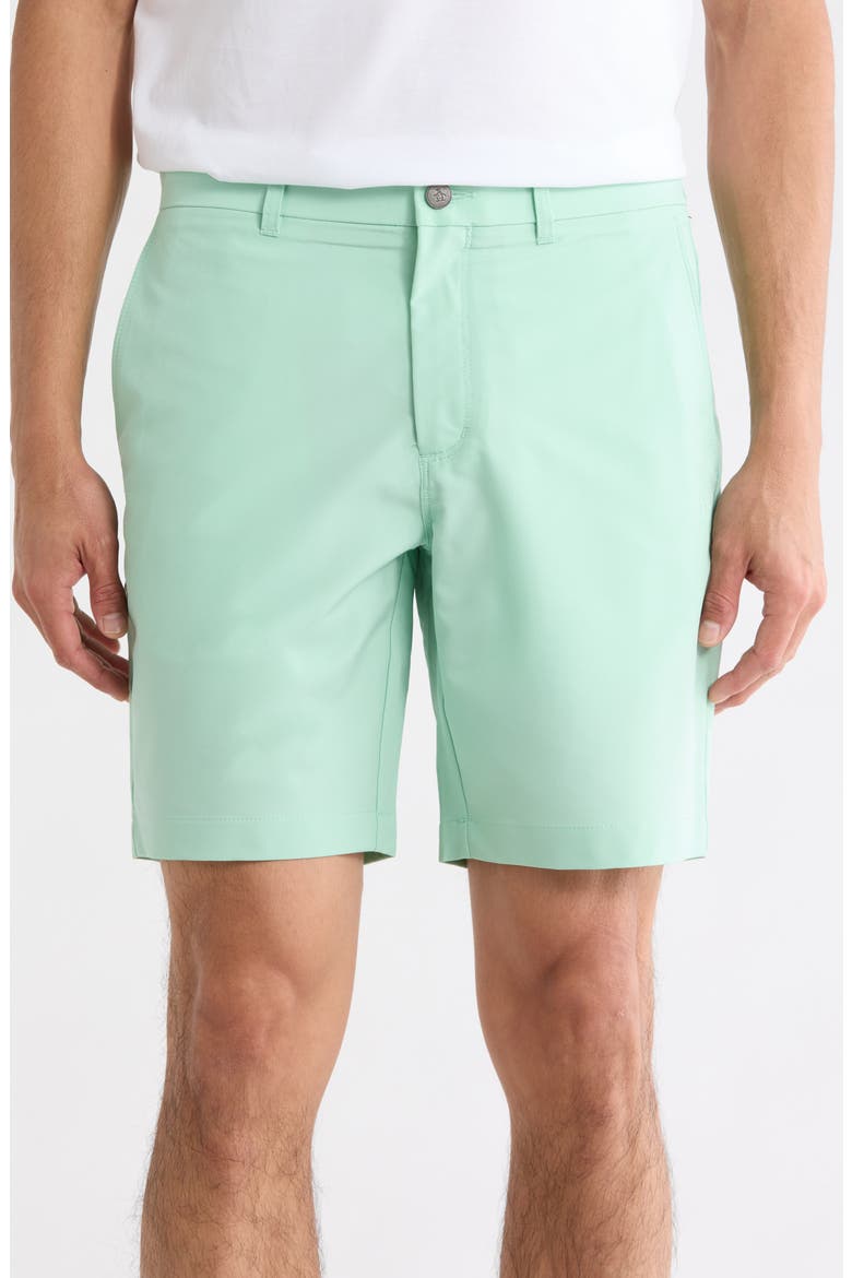 Technical Flat Front 7.5-Inch Shorts, Main, color, LICHEN