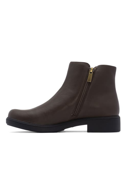 Abeo Compass Zip In Dark Brown - Metatarsal