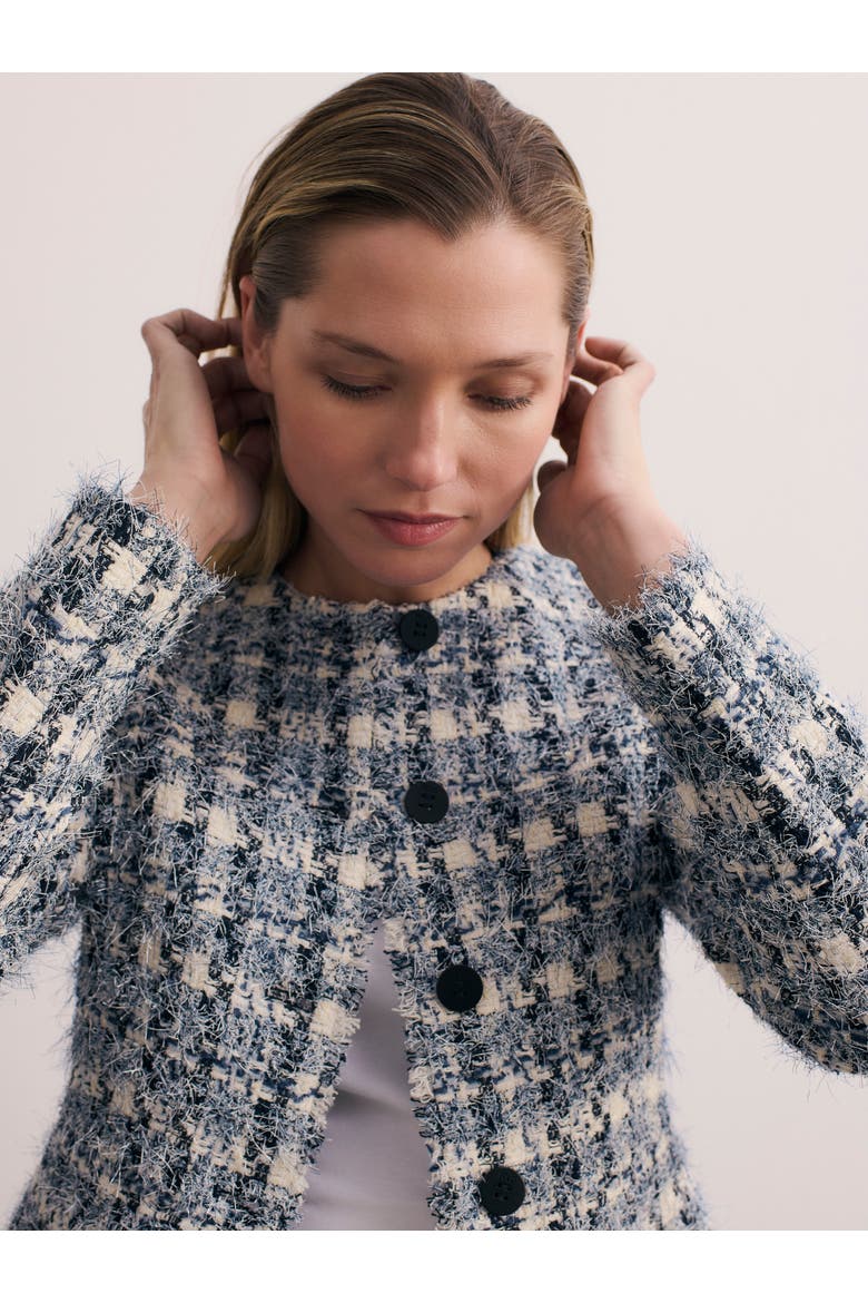 Sunbury Tweed Jacket, Alternate, color, Navy