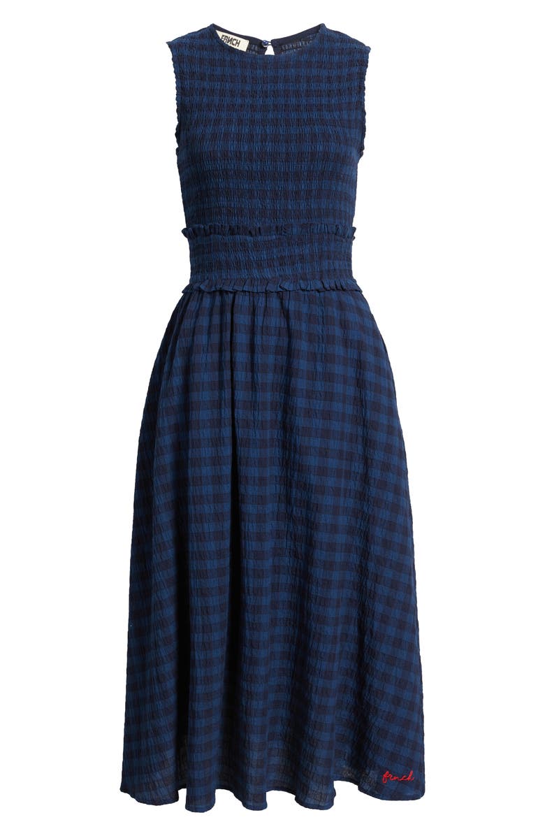 FRNCH Saquarema A-Line Dress, Alternate, color, Bleu Marine