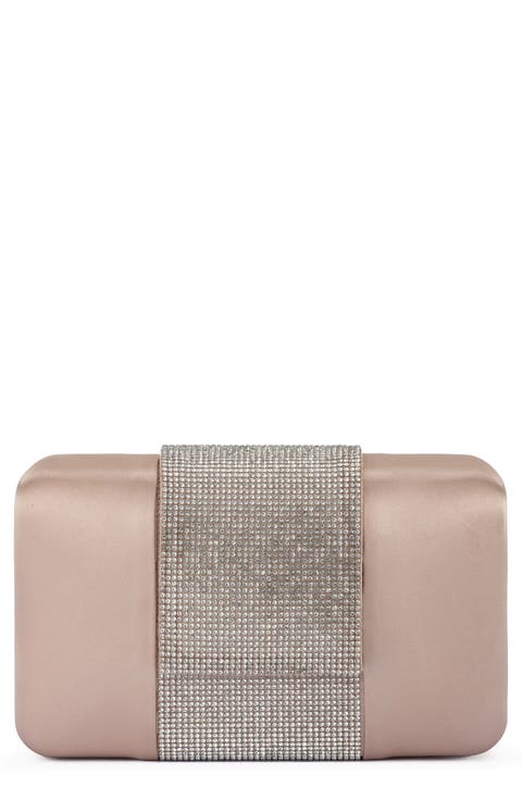 Aubrey Crystal Trim Clutch