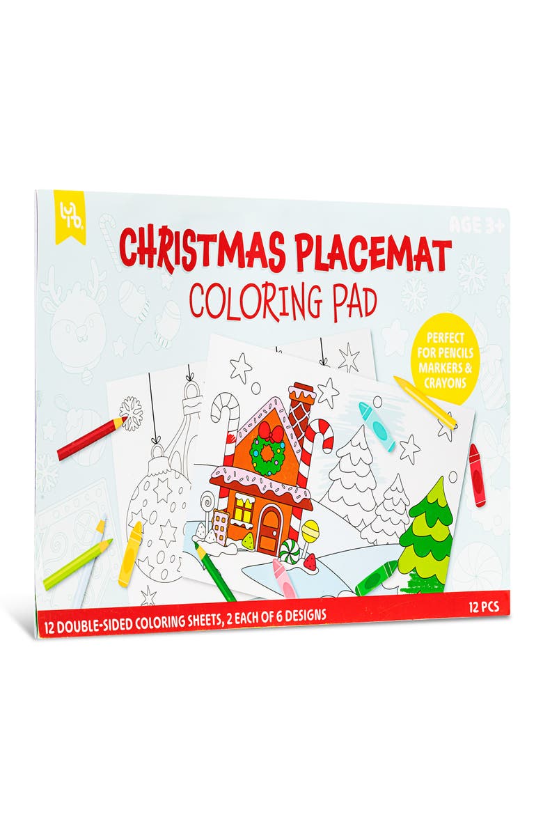 Little Yellow Bicycle Christmas Coloring & Activity Pad Themed Coloring Set, Alternate, color, 