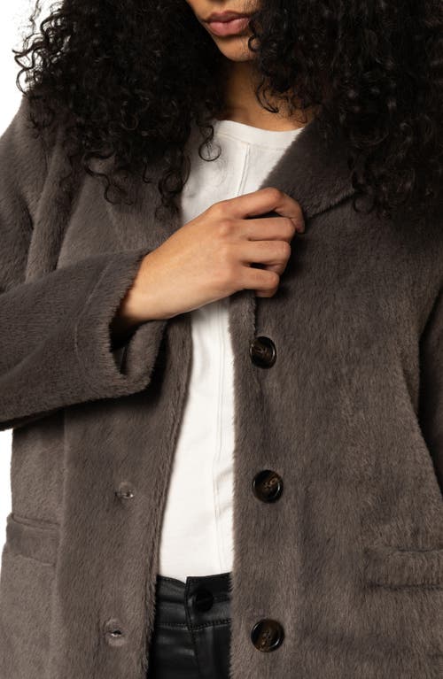 Sanctuary Hometown Faux Fur Jacket In Brown