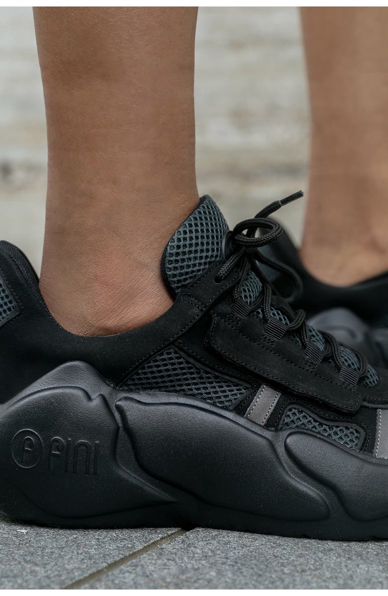 Fini Desiderata V2 Black Charcoal Sneaker - Unisex, Alternate, color, Black Charcoal