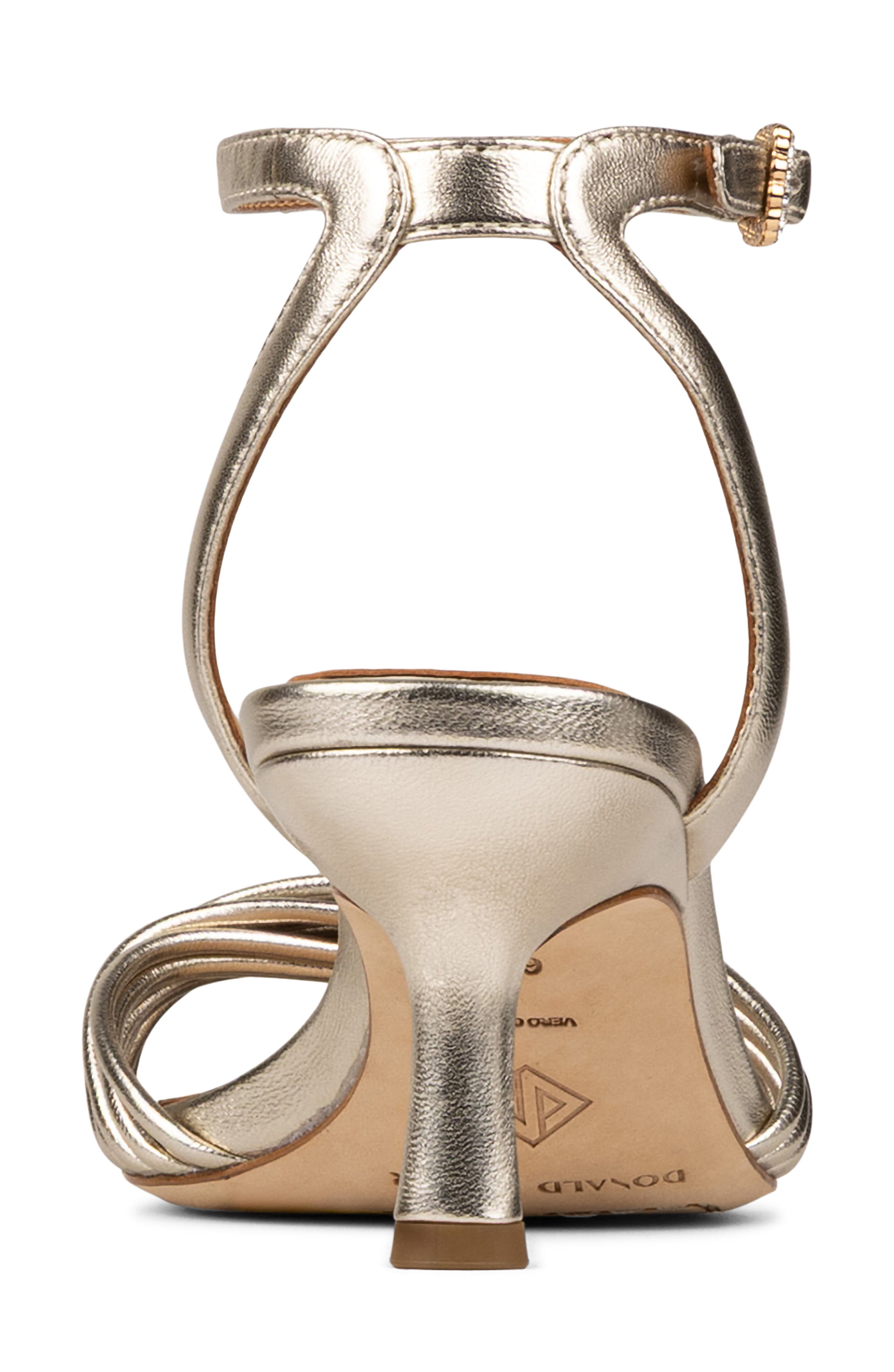 Ilya Ankle Strap Sandal, Alternate, color, PLATINUM
