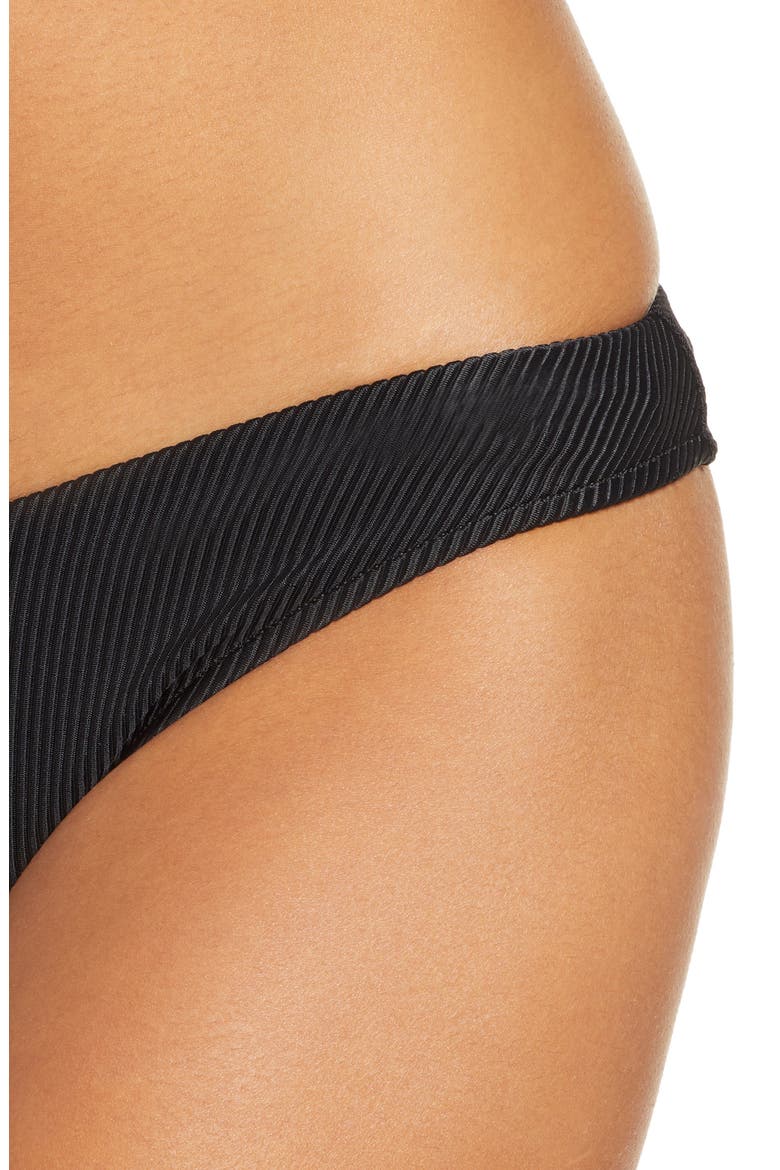 Enzo Bikini Bottoms, Alternate, color, BLACK
