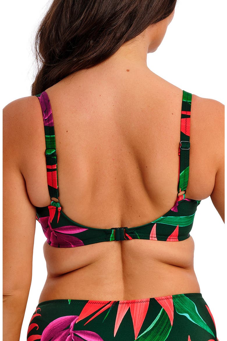 Pichola Gathered Underwire Bra, Alternate, color, MANGROVE
