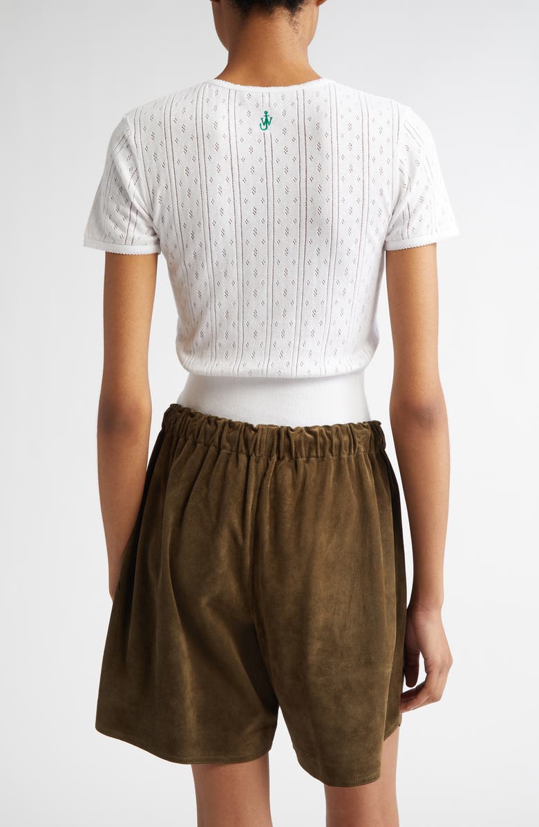 JW Anderson Pointelle Cotton & Cashmere Sweater, Alternate, color, 