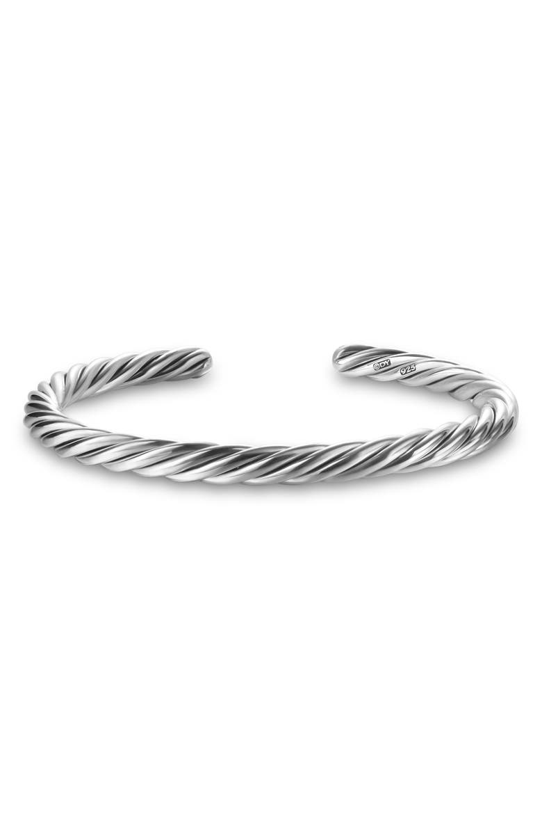 David Yurman Cable Cuff Bracelet in Sterling Silver, Alternate, color, Sterling Silver