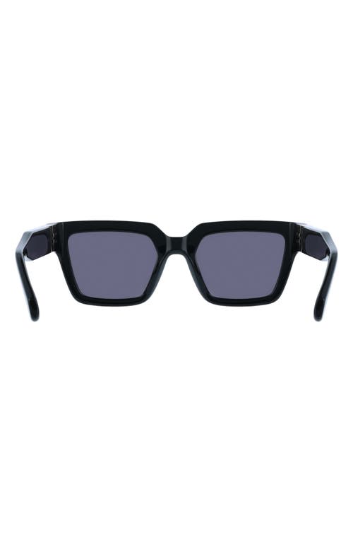 Ferragamo 52mm Square Sunglasses In Black