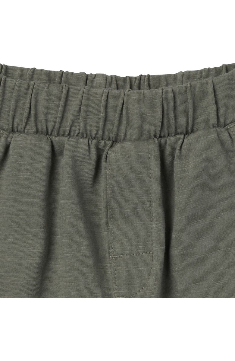 Modern Moments<sup>™</sup> by Gerber Johnny Collar Shirt and Shorts Set, Alternate, color, Green Stripe