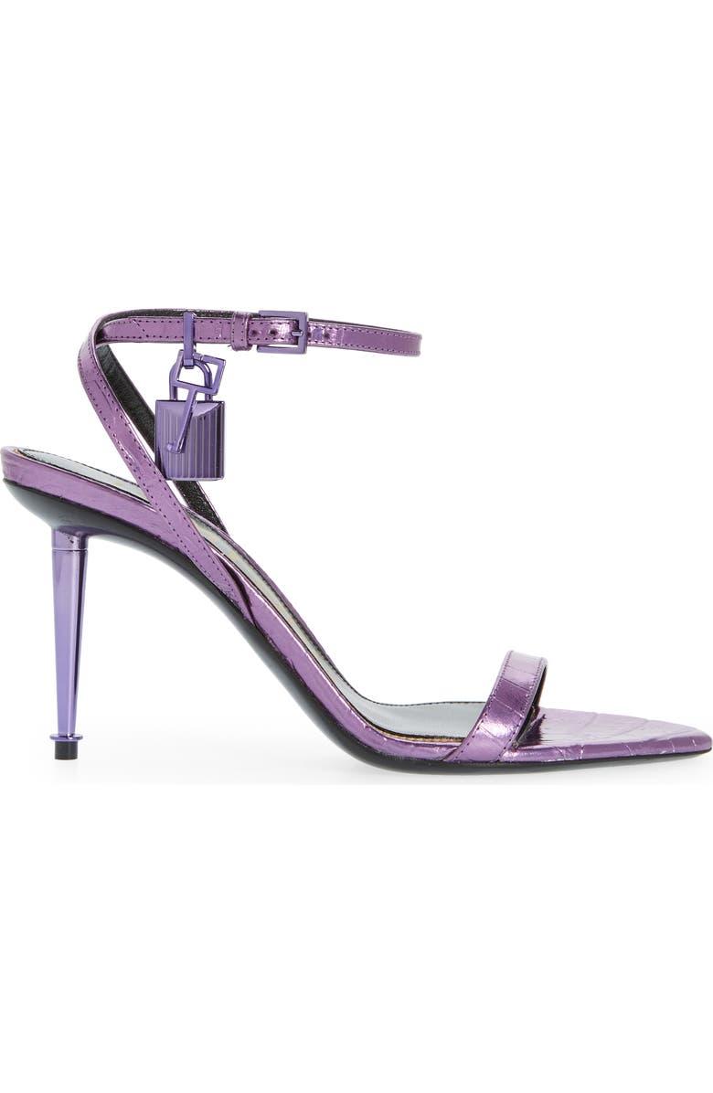 TOM FORD Padlock Naked Pointy Toe Sandal, Alternate, color,