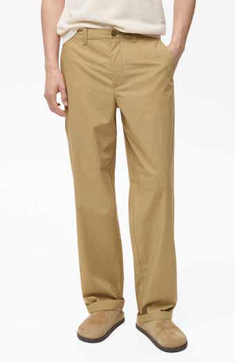 Straight Leg Cotton Pants