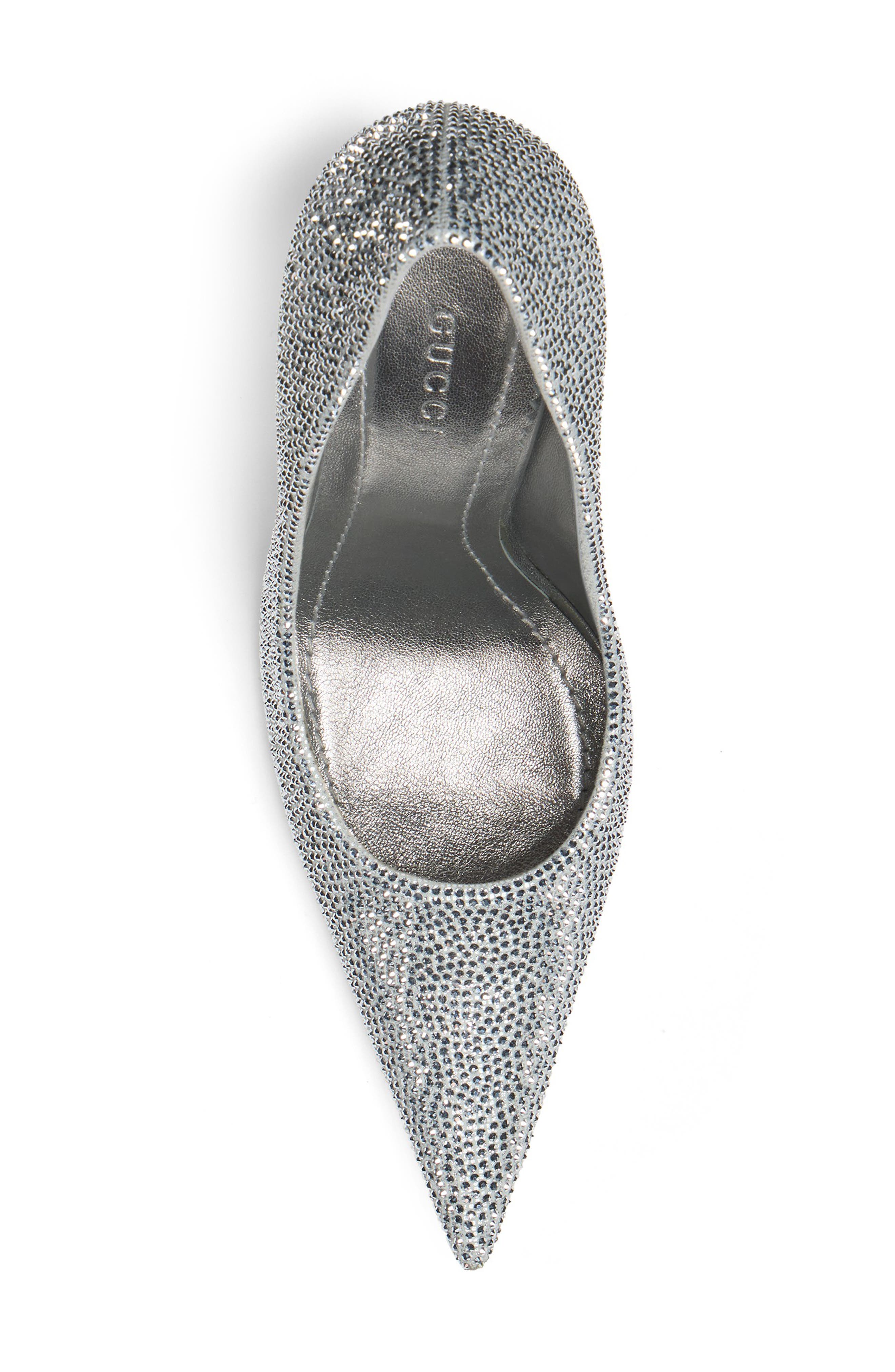 Donna Pointed Toe Pump, Alternate, color, NEW ICE-SILVER