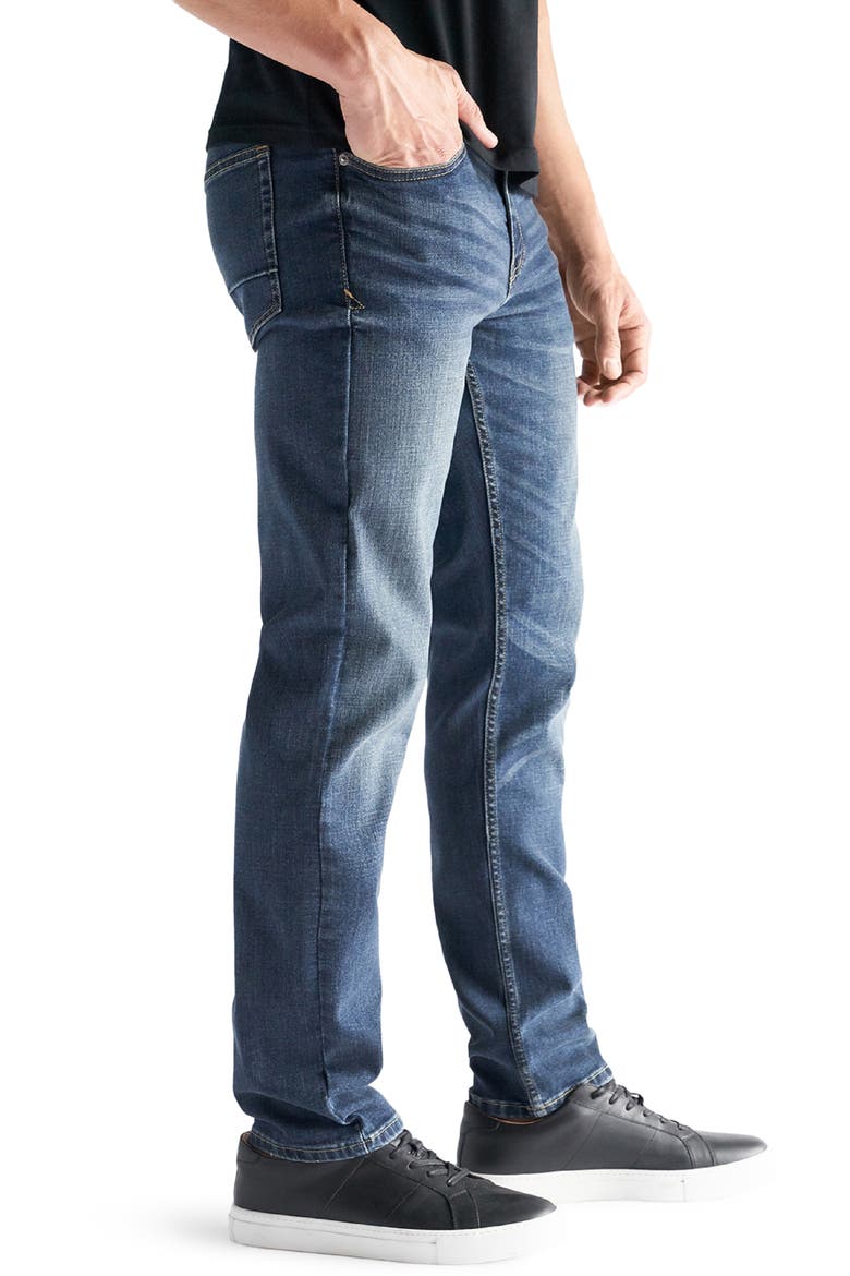 Athletic Fit Performance Stretch Jeans, Alternate, color, BURKE